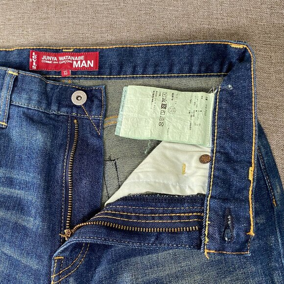 Levi's 513 x Junya Watanabe Patchwork Denim Jeans Men 30 x 32 Blue Casual Pants - Picture 5 of 16